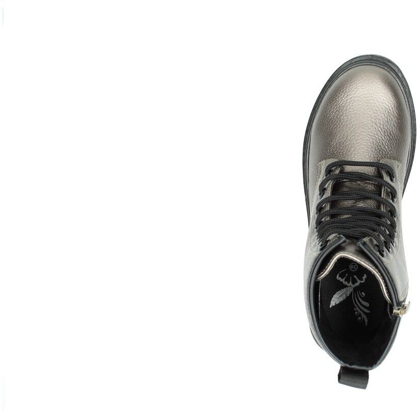 Dames veterschoenen zilver