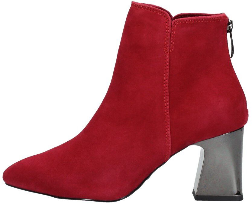 Dames enkellaarsjes rood