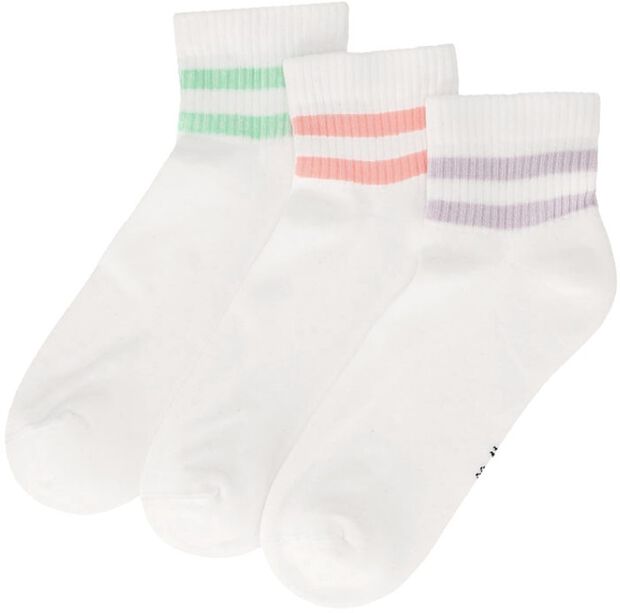 Fashion Quarter Sportsocks 3 pack - large