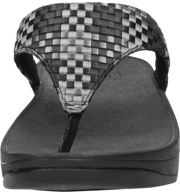 Lulu Silky Weave Toe-Post Sandals - large