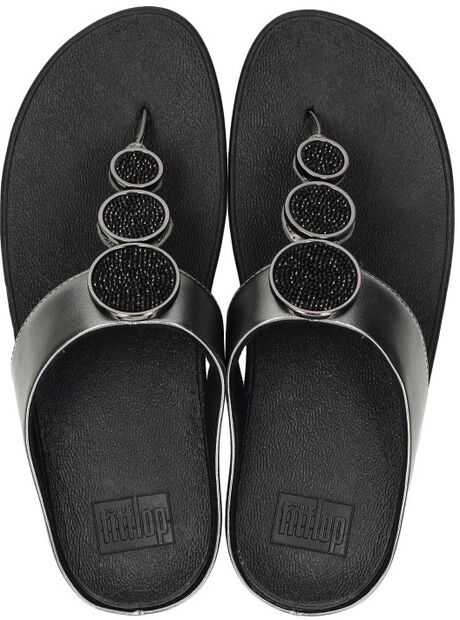 Halo Bead Circle Metallic Toe-Post - large