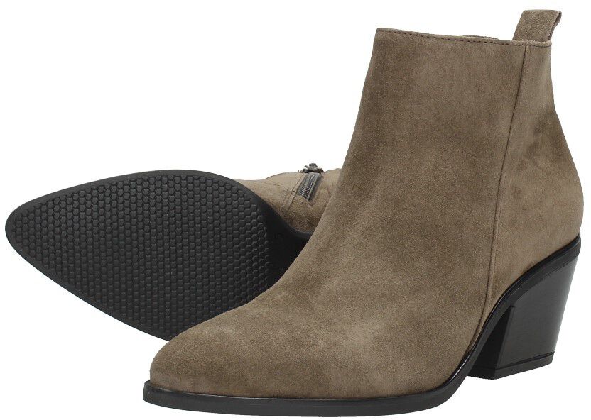 Dames enkellaarsjes beige