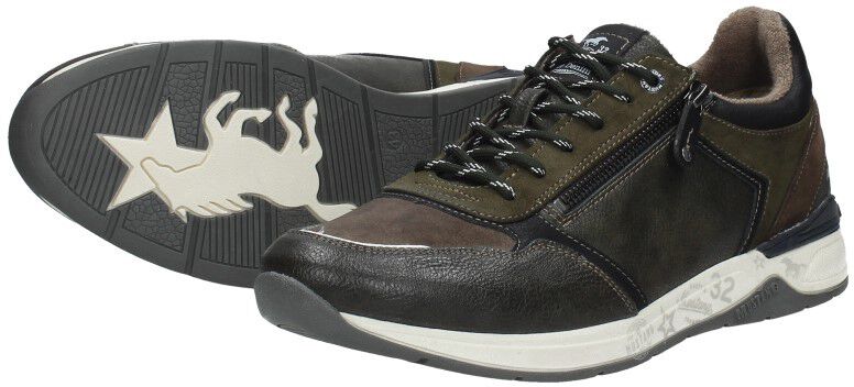 Heren sneakers groen