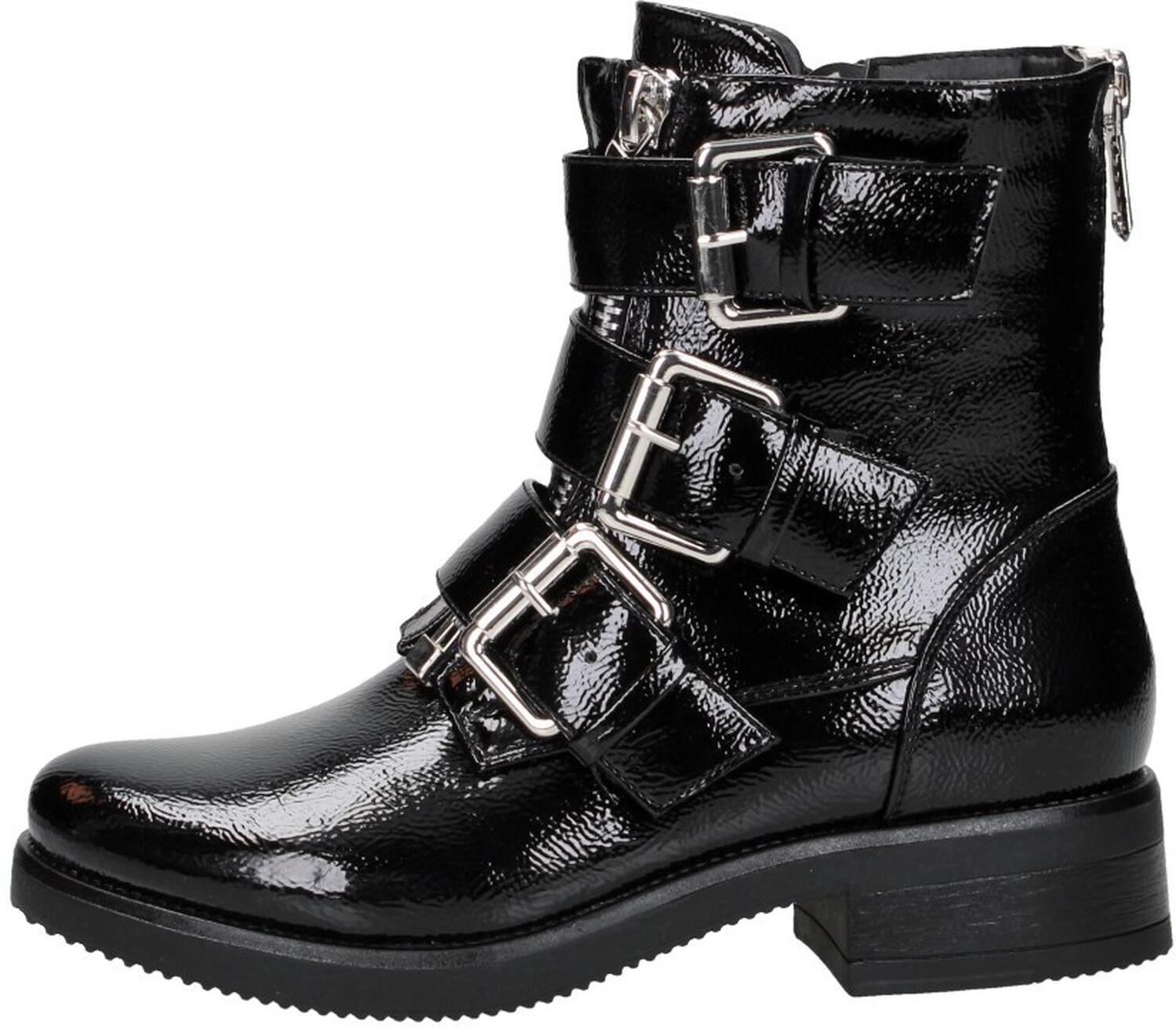 Biker boots zwartlak