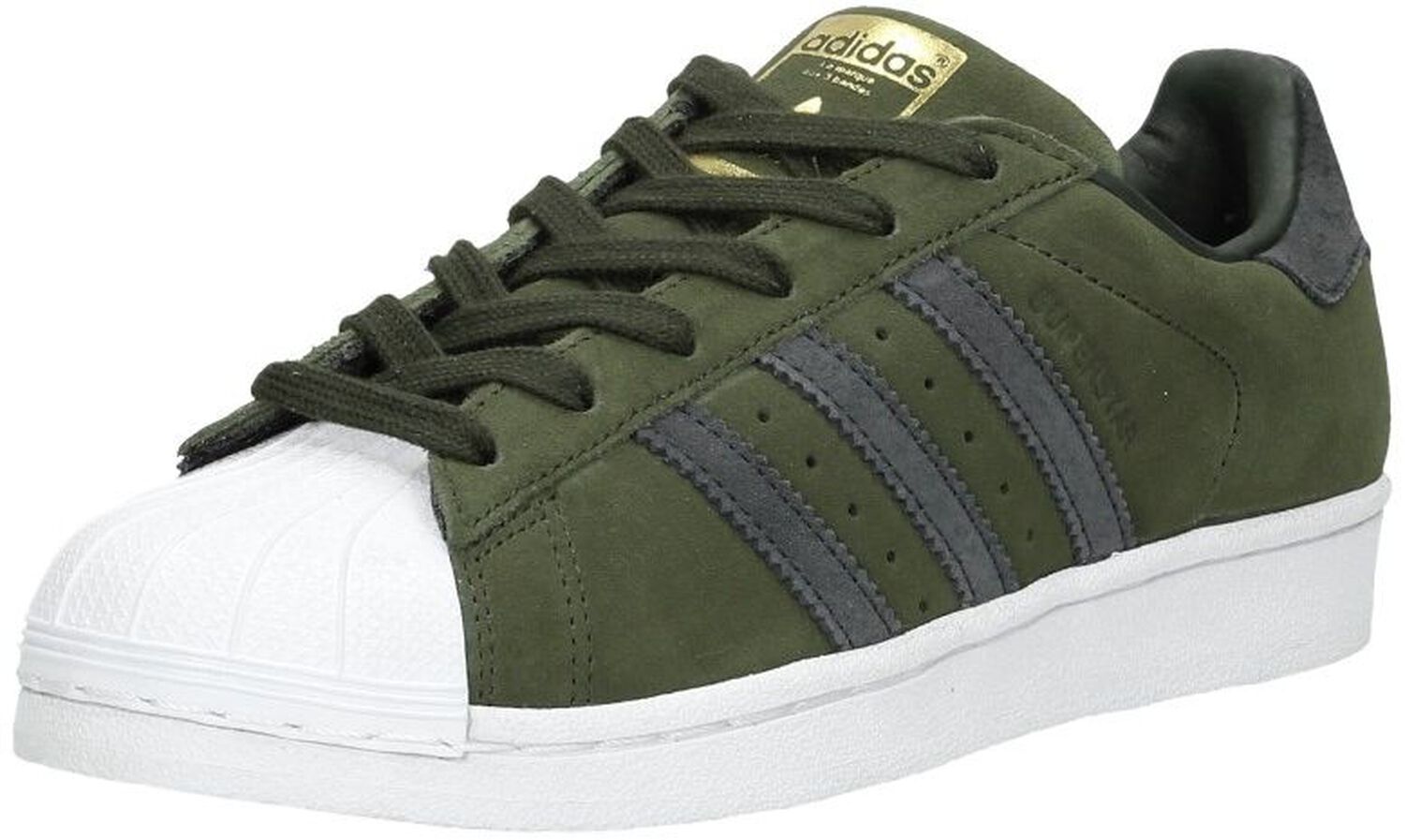 adidas - Superstar W groen | Schuurman Schoenen