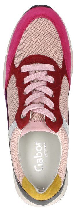 Veterschoenen Laag roze