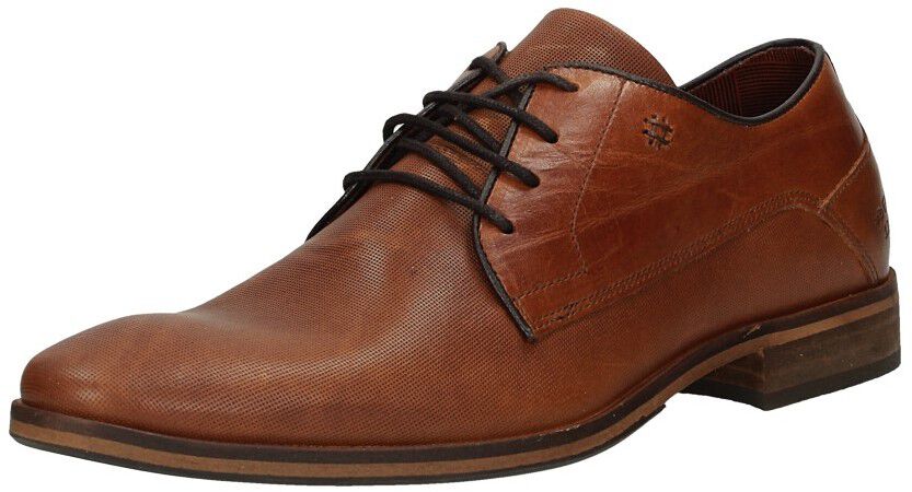 Heren veterschoenen cognac