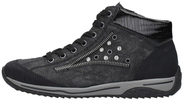 Dames veterschoenen zwart