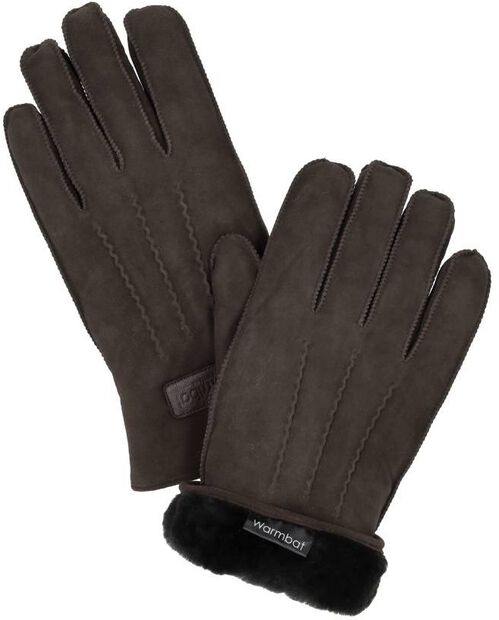 Gloves Men Suede - large