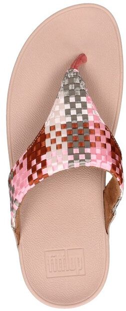 Lulu Silky Weave Toe-Post Sandals - large