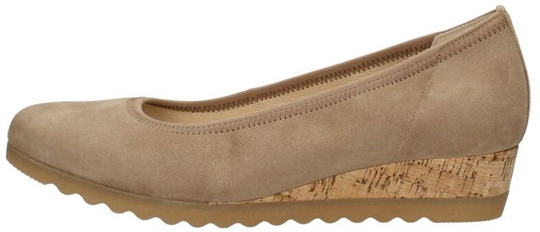 Dames sleehak pumps beige