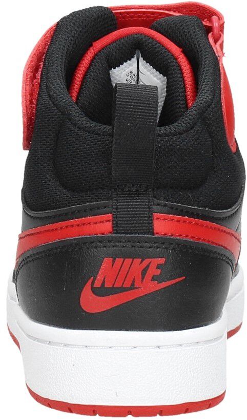 nike court borough mid 2 red and black
