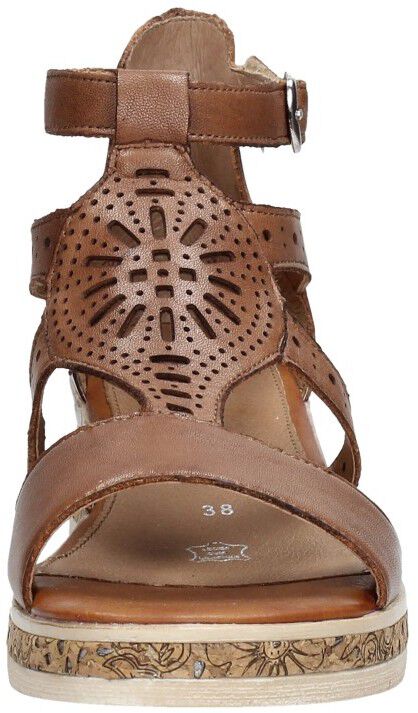 Dames sandalen cognac