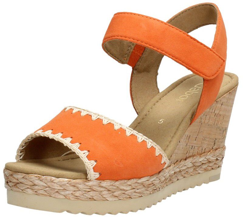 Dames sandalen oranje