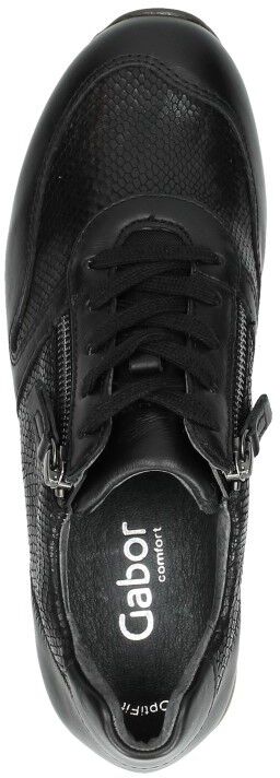 Gabor Vrouwen Sneakers 56-526 Zwart - Schoenen.nl