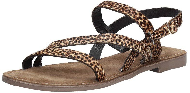Dames sandalen cognac