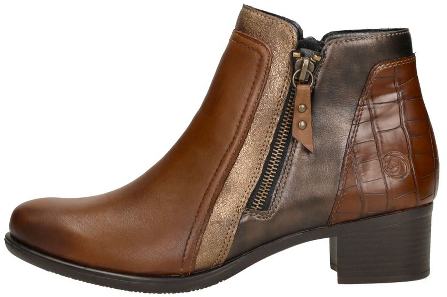 Remonte dames bruin enkellaarsjes, bruin 25, 39 EU