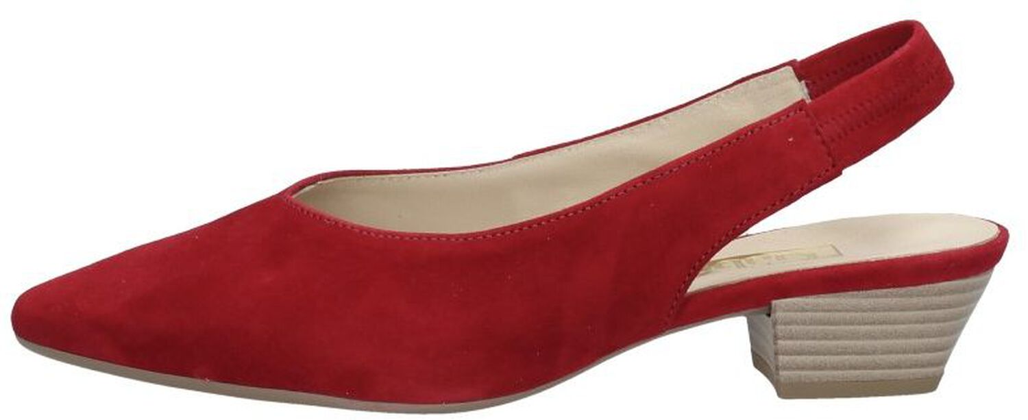Gabor - Dames slingback pumps rood | Schuurman Schoenen