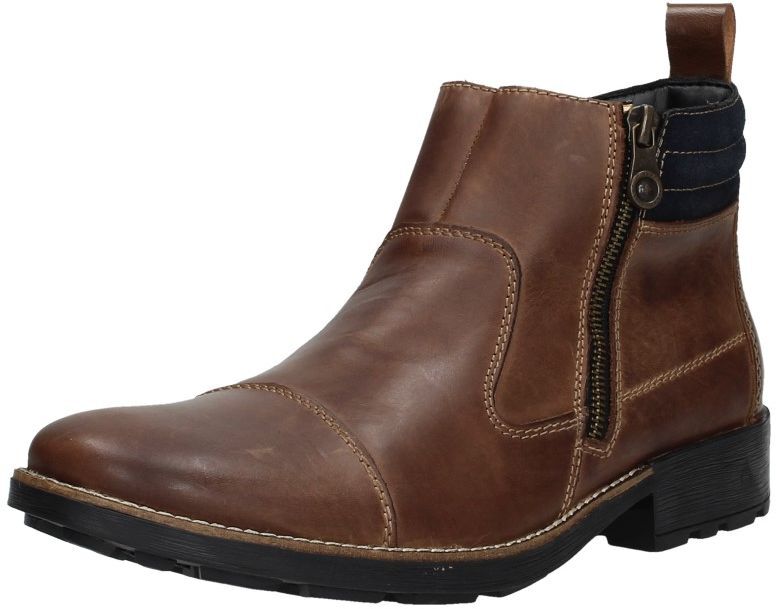 Rieker Enkellaars Heren Bruin/Cognac - Schoenen.nl