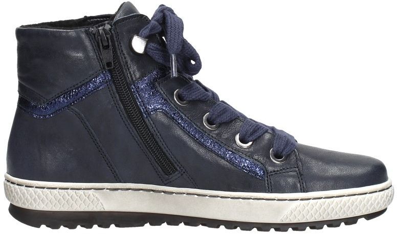 Dames veterschoenen blauw