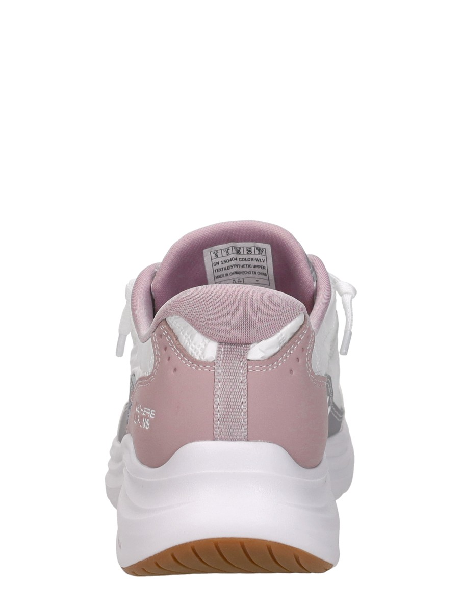 Skechers - Slip-ins: Cozy Fit Knotted Bungee – wit – foto 3 van 4