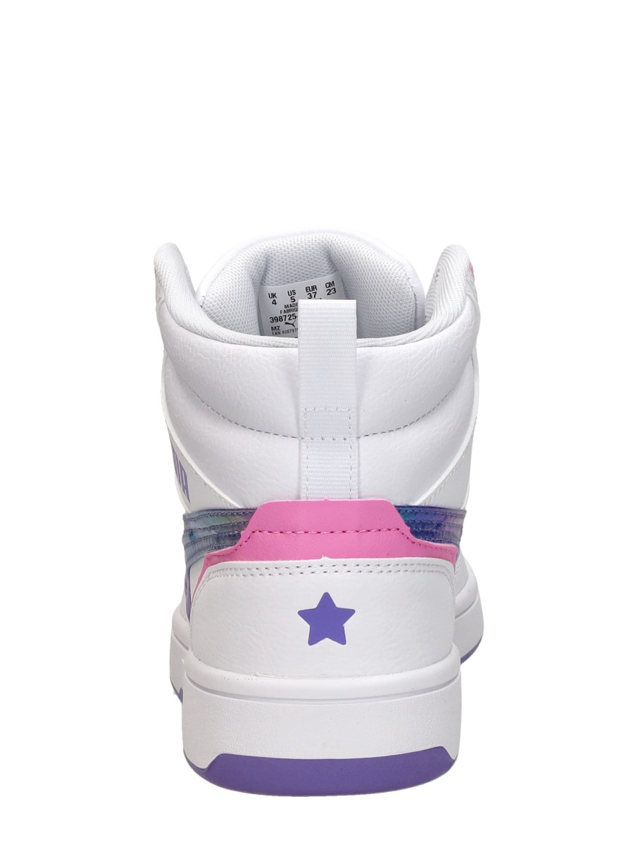 Puma - Puma Rebound V6 Mid Bouncy Sky Jr – wit – foto 3 van 4