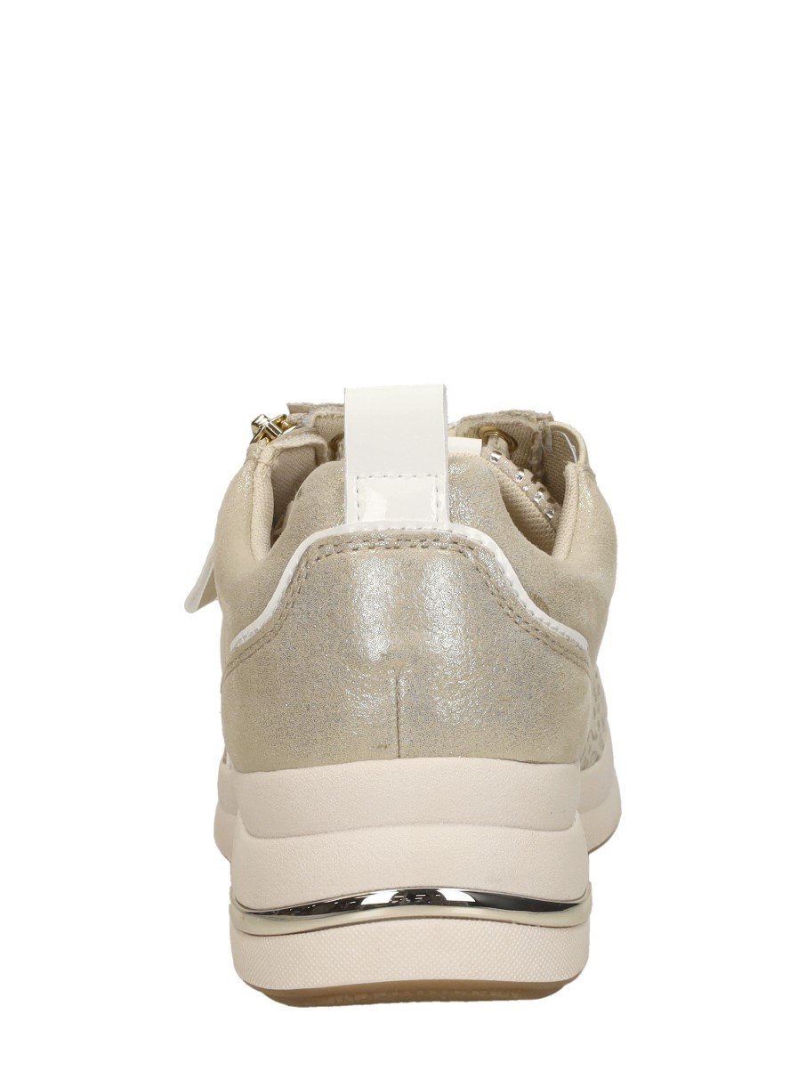 Tamaris Wide Fit - Veterschoenen Laag – beige – foto 3 van 4