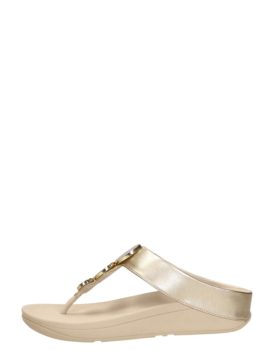 FitFlop  Halo Bead Circle Metallic Toe-post