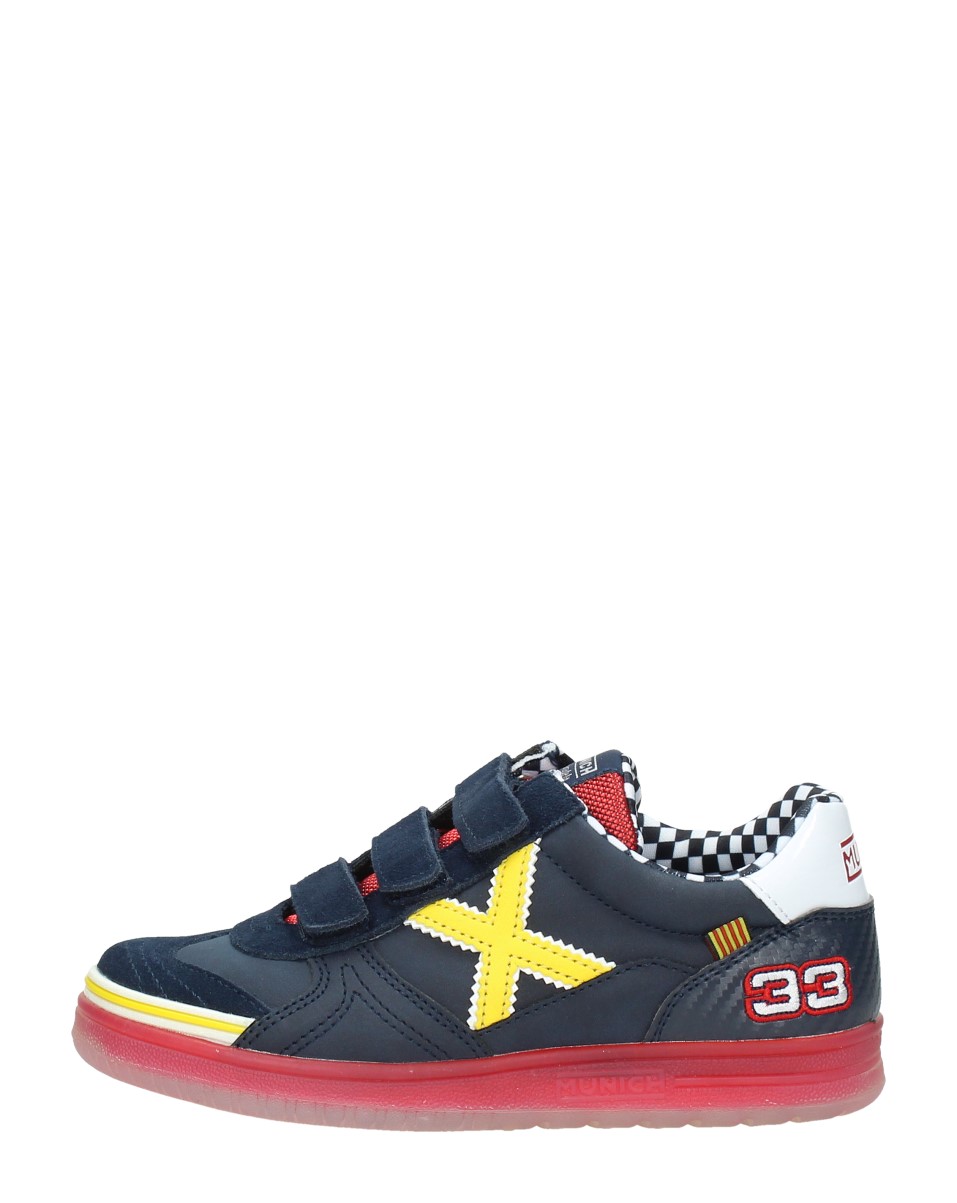 Munich 1514151 navy yellow multi blauw maat 34 - Schoenen.nl