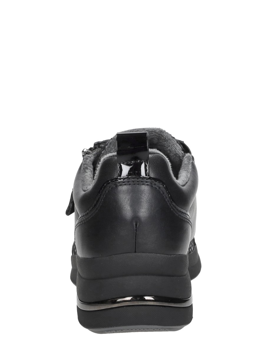 Tamaris Wide Fit - Veterschoenen Laag – zwart – foto 3 van 4