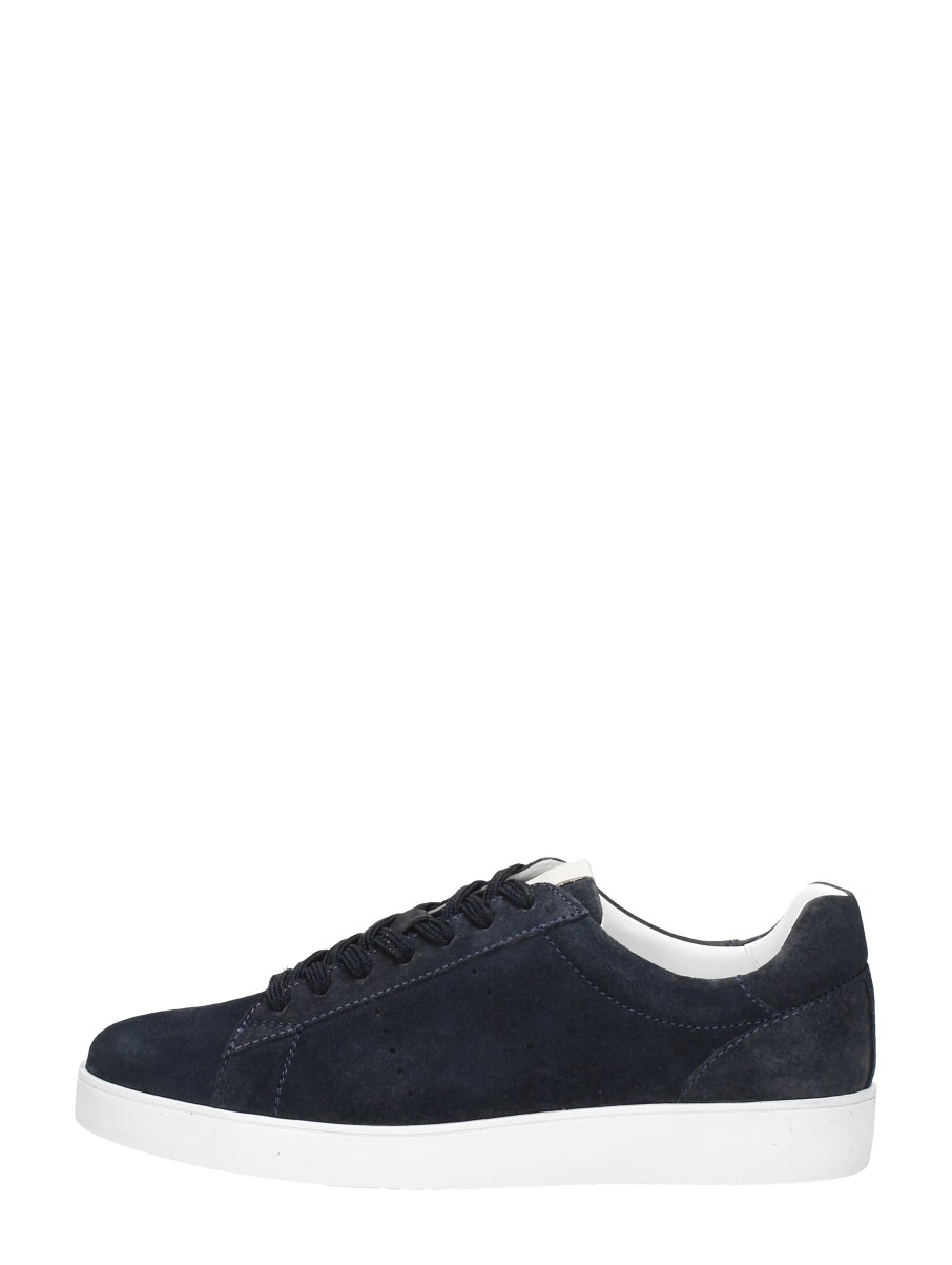 PS Poelman Bari suède sneakers donkerblauw
