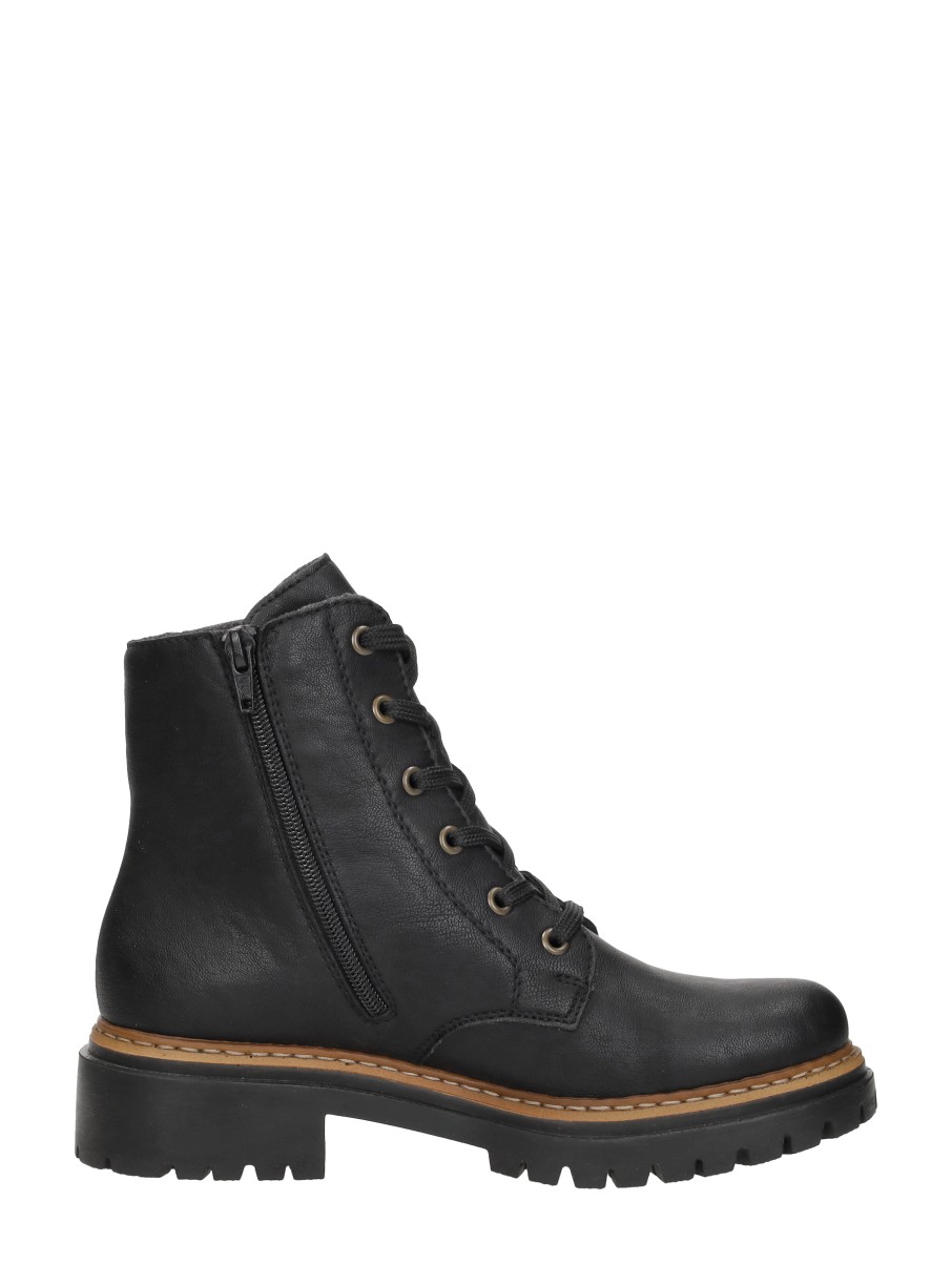 Rieker - Veterschoenen Hoog – zwart – foto 4 van 4