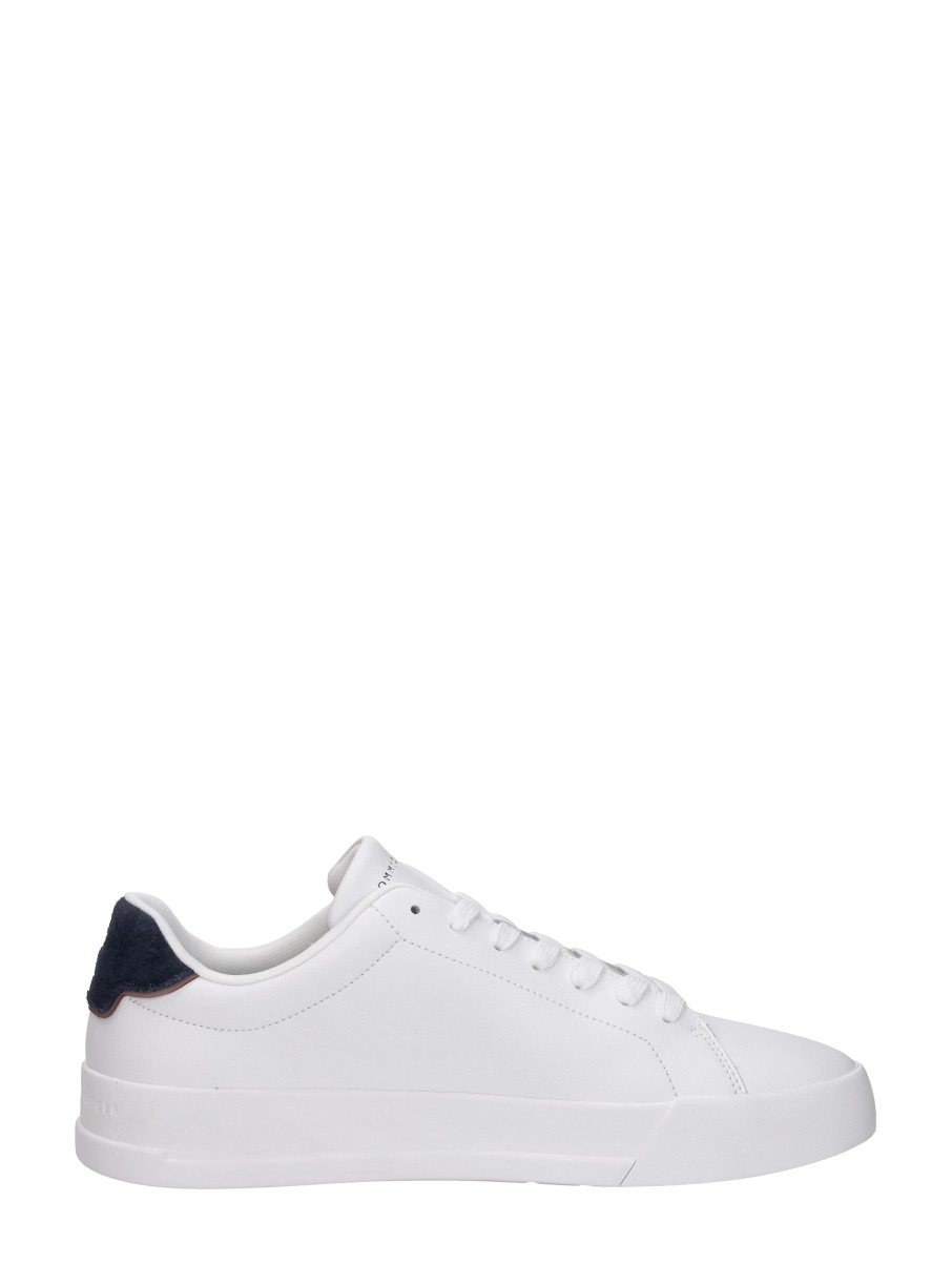 Tommy Hilfiger - Leather Mix Court Sneakers – foto 4 van 4