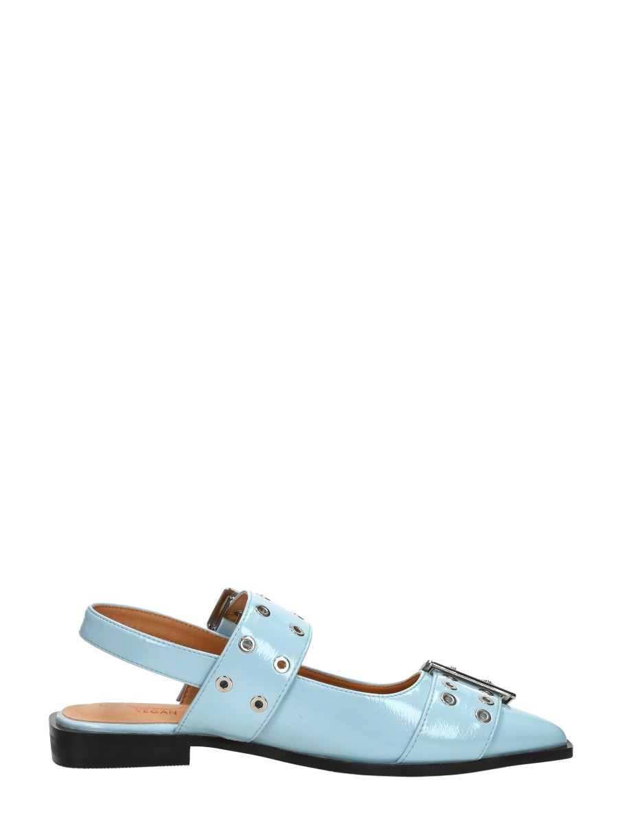 Shoecolate - Slingbacks – licht blauw – foto 4 van 4