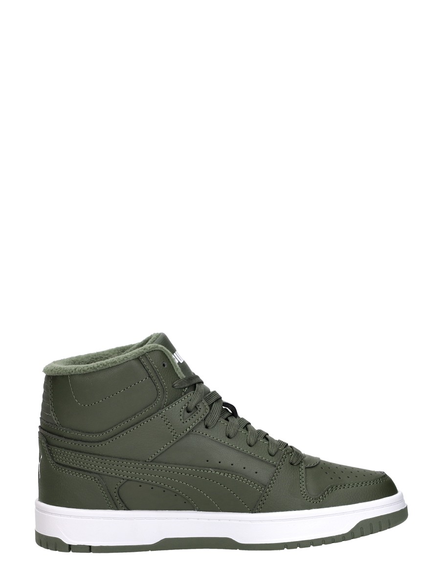Puma - Rebound Slam Mid Wtr Jr – groen – foto 4 van 4