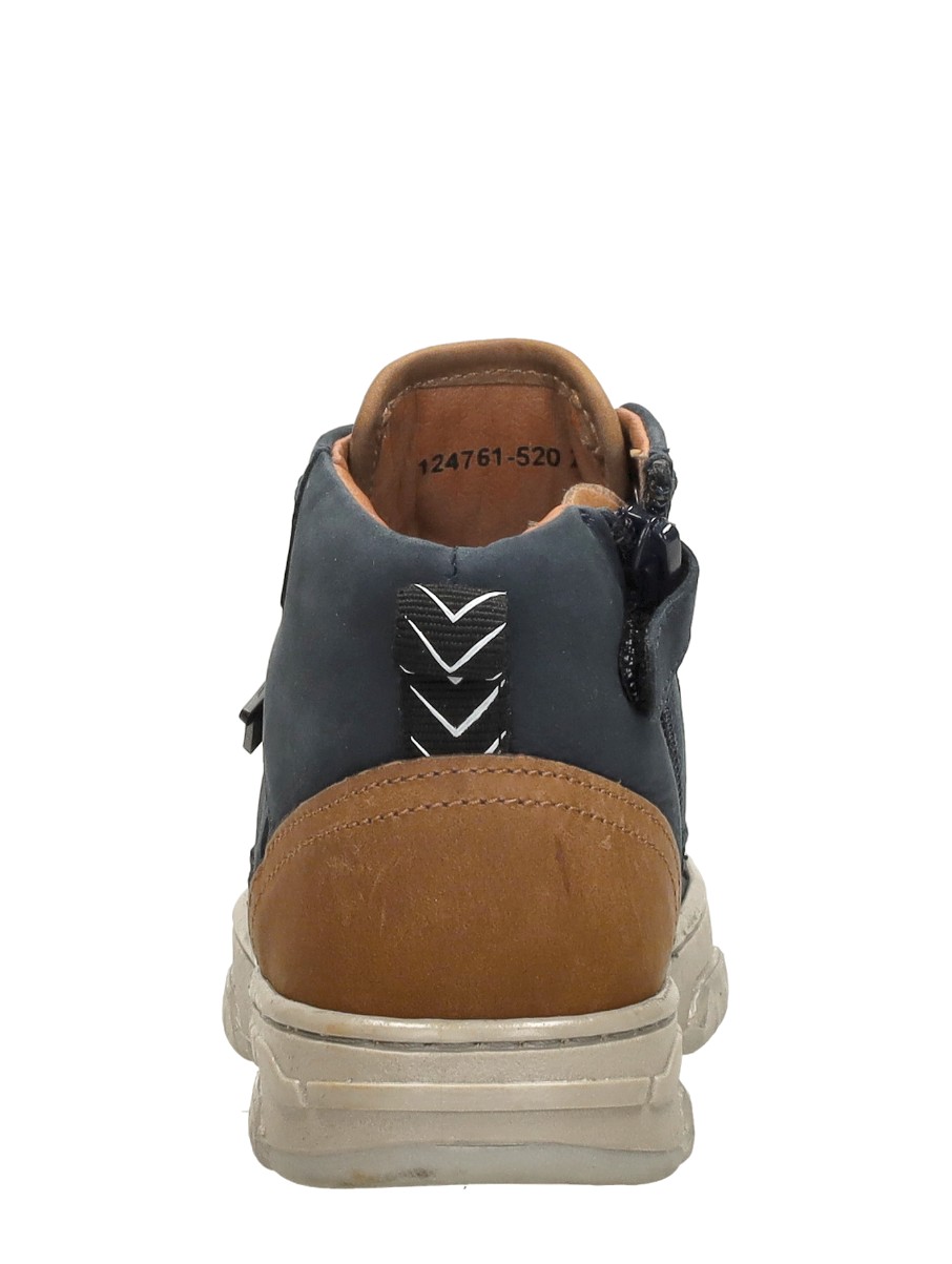 Keq - Veterschoenen Hoog – blauw – foto 3 van 4