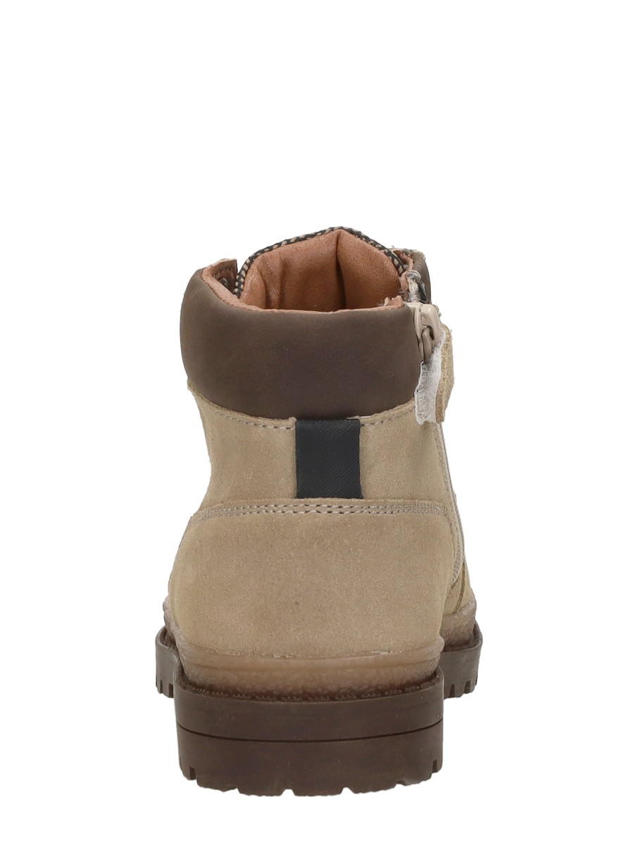 Keq - Veterschoenen Hoog – beige – foto 3 van 4