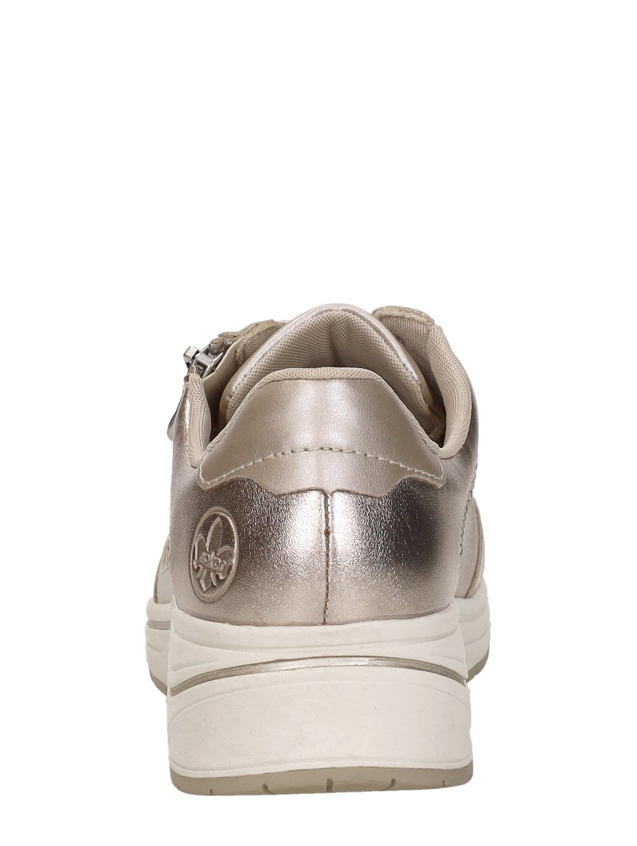 Rieker - Sneakers Laag – goudkleur – foto 3 van 4