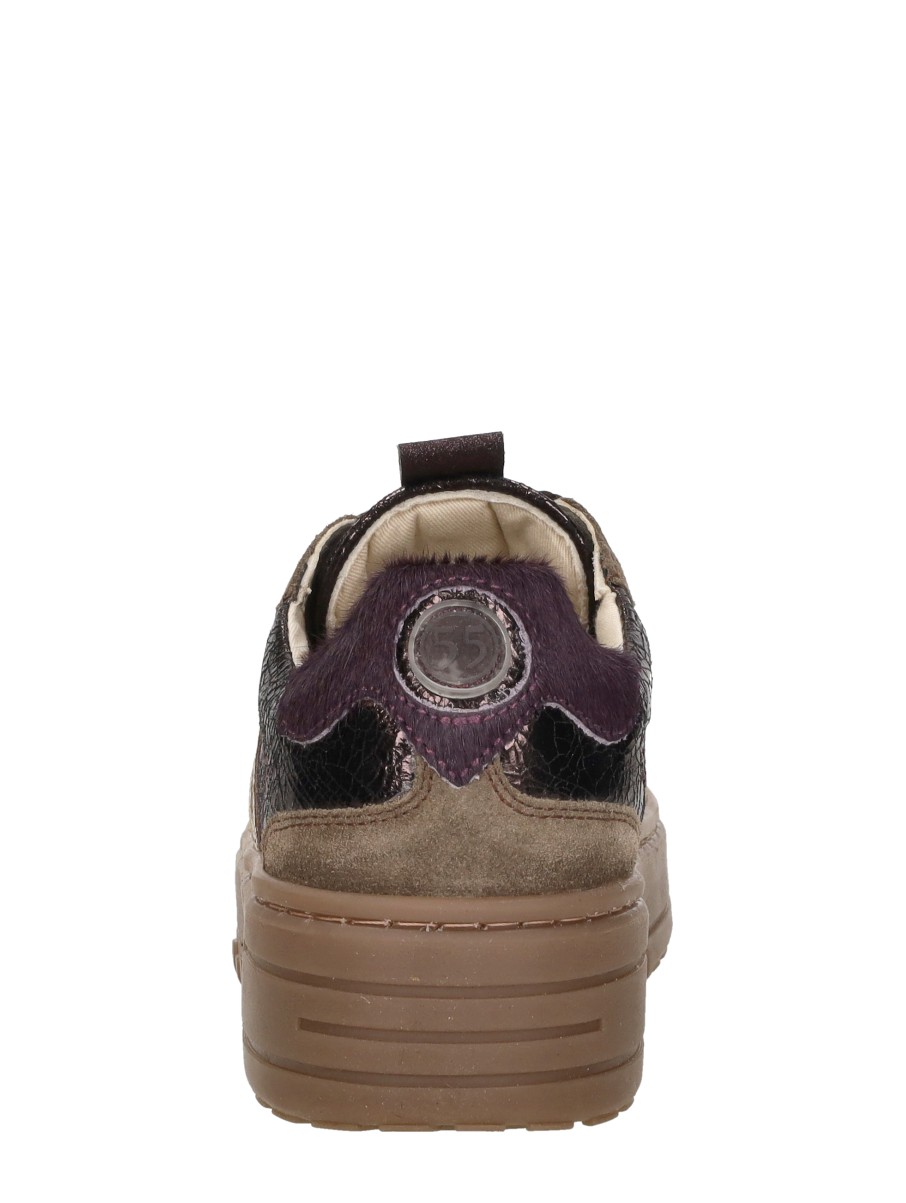 Sub55 - Sneakers Laag – donkerbruin – foto 3 van 4