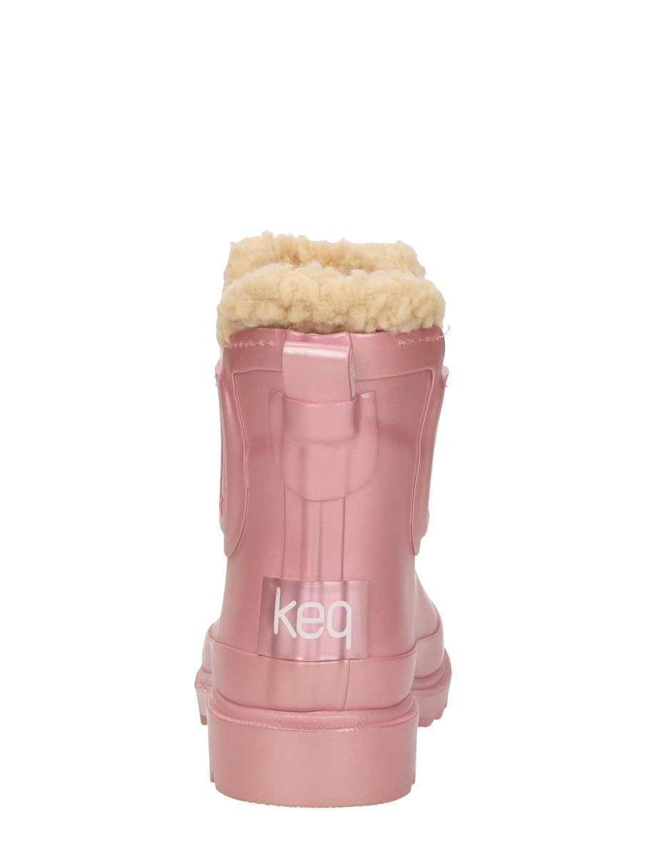 Keq - Chelsea Rainboots Fur – roze – foto 3 van 4