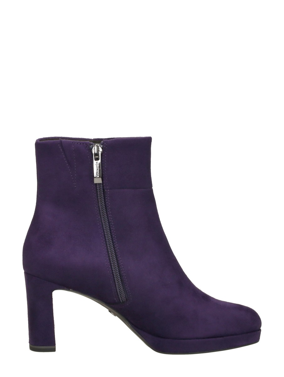 Tamaris - Enkellaarsjes Hak – fuchsia – foto 4 van 4