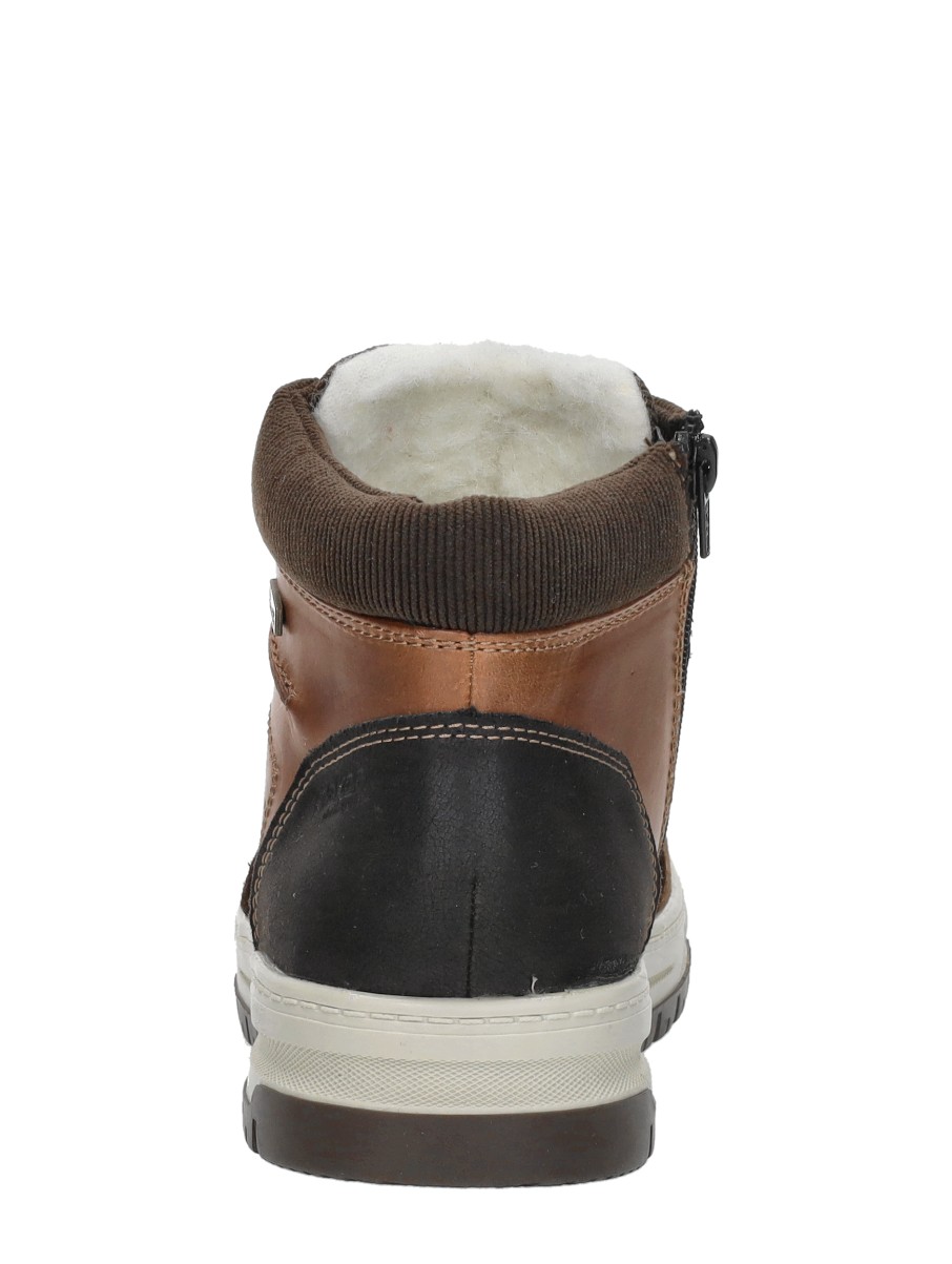 Rieker - Veterschoenen Hoog – cognac – foto 3 van 4