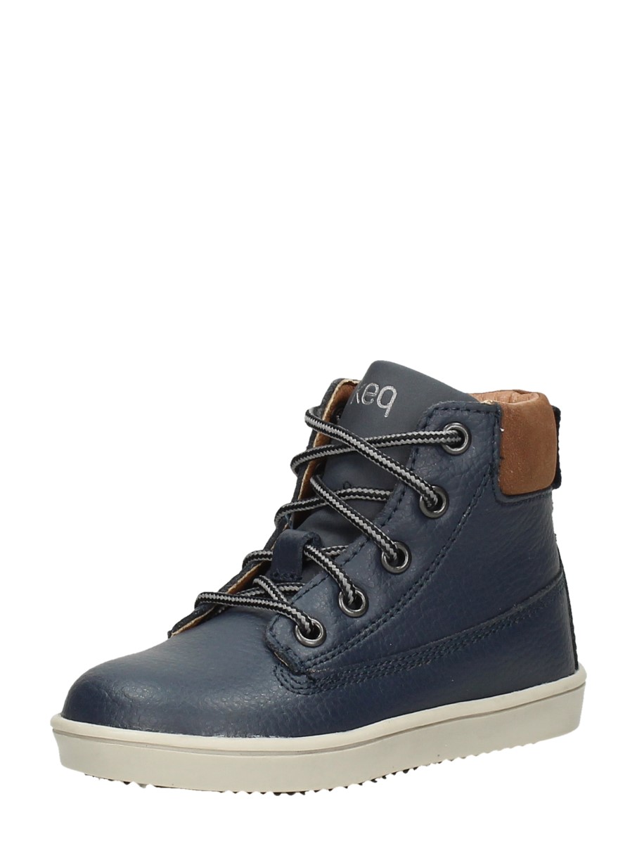 Keq - Veterschoenen Hoog – blauw – foto 2 van 4