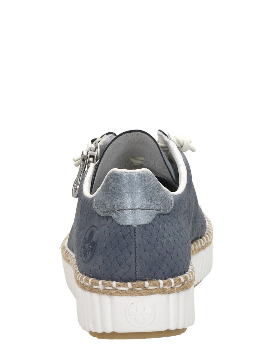 Rieker - Veterschoenen Laag – blauw – foto 3 van 4
