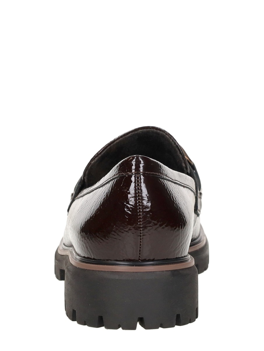 Marco tozzi - Mocassin Bruin Lak – foto 3 van 4
