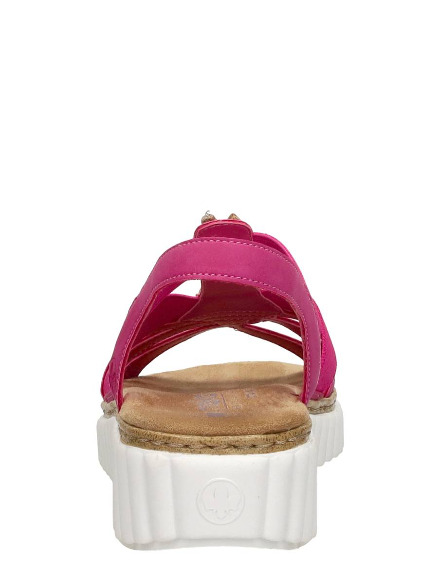 Rieker - Sandalen Plat – fuchsia – foto 3 van 4