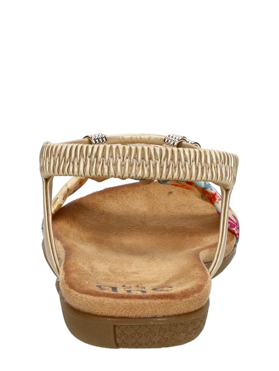 Sub55 - Sandalen Plat – goudkleur – foto 3 van 4