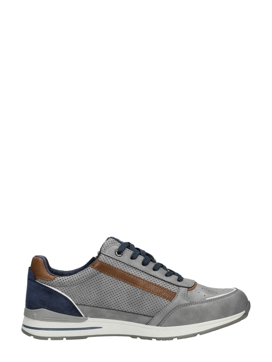 Mustang - Sneakers Laag – donkergrijs – foto 4 van 4