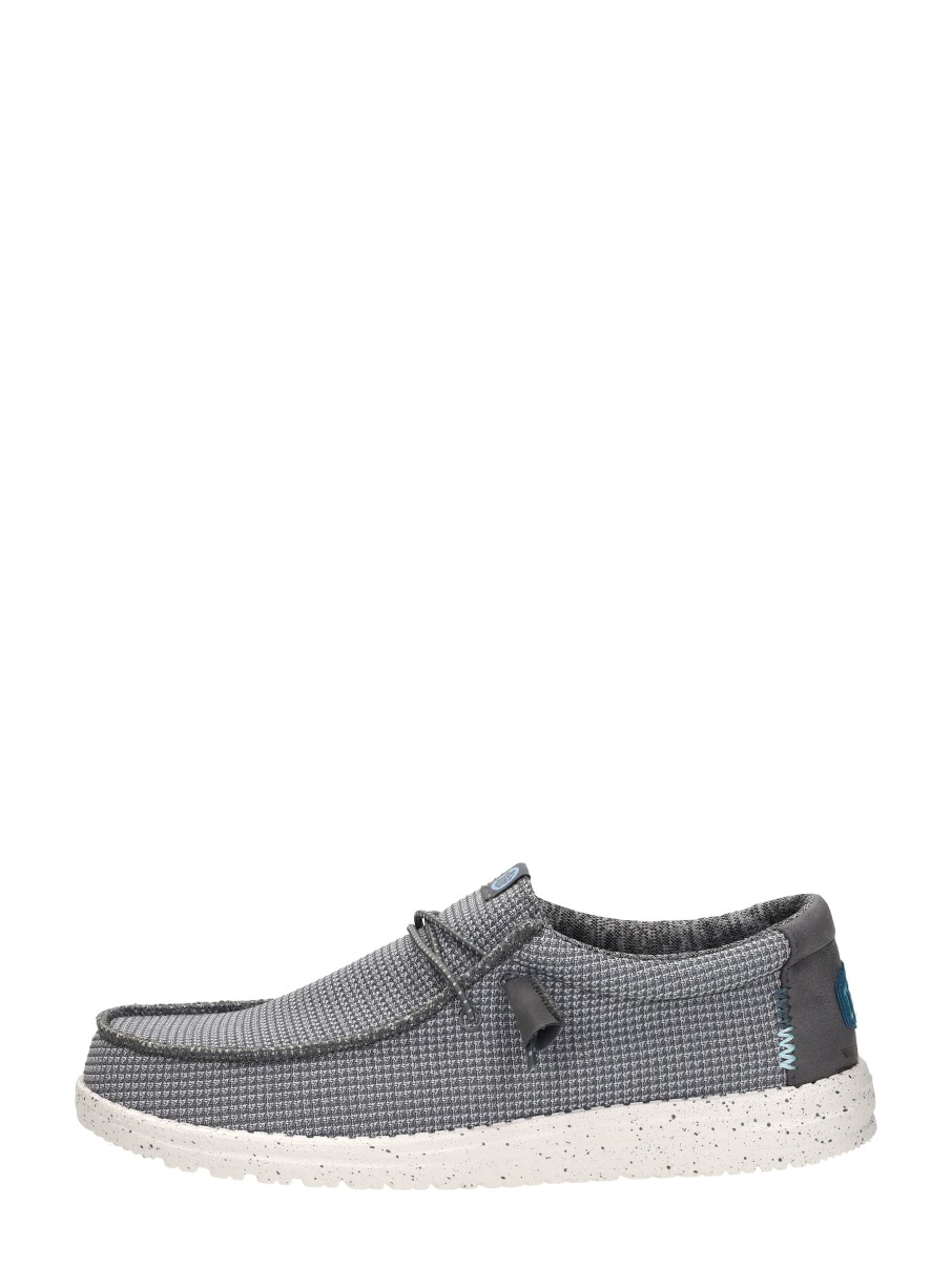 HEYDUDE Wally Sport Mesh Heren Instappers Grey