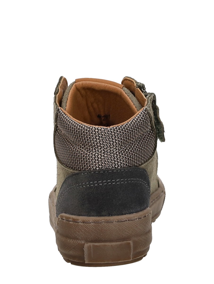 Keq - Veterschoenen Hoog – khaki – foto 3 van 4